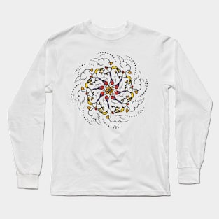 Flower Mandalas Long Sleeve T-Shirt